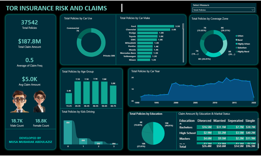 Insurance Dashboard